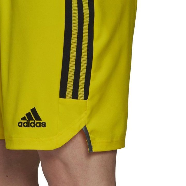 Vyriški šortai adidas Condivo 22 Match Day, geltoni ir juodi