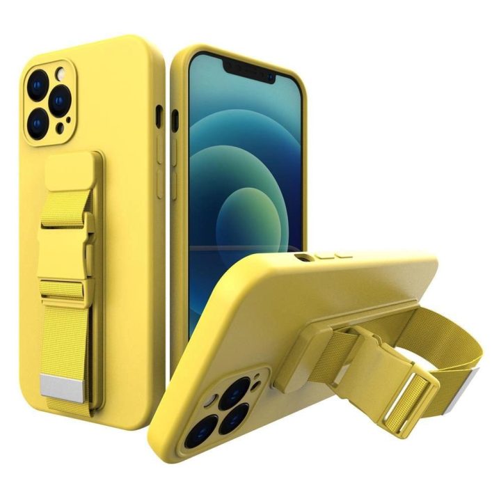 dėklas Samsung Galaxy A22 5G geltonas