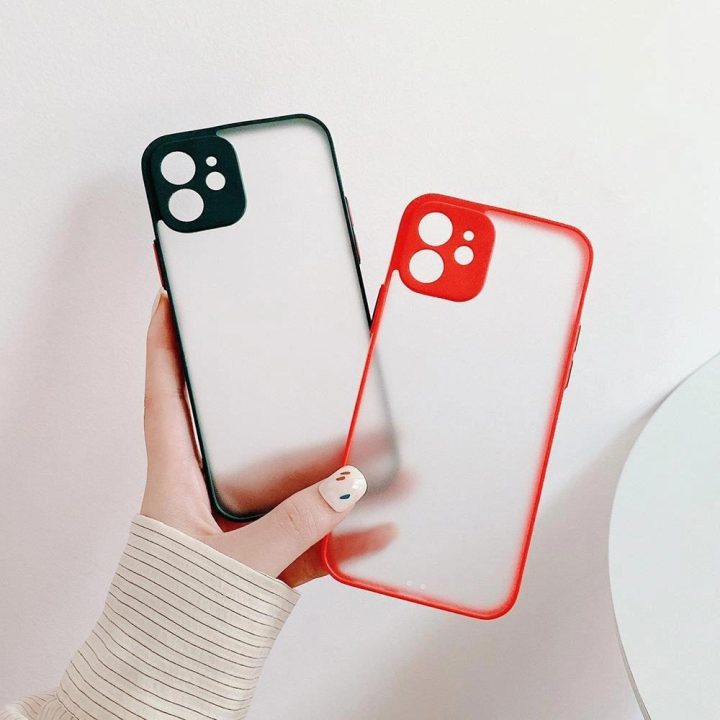 Milky Case silikoninis lankstus permatomas dėklas Samsung Galaxy A72 4G, juodos spalvos