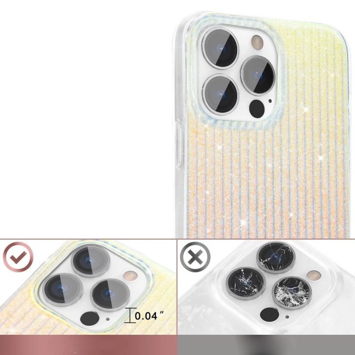 Kingxbar Travel Series prabangus elegantiškas dėklas iPhone 13 Pro , mėlynai oranžinis (Debesys)