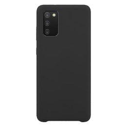 Silikoninis dėklas Minkštas lankstus guminis dangtelis skirtas Samsung Galaxy A03s black