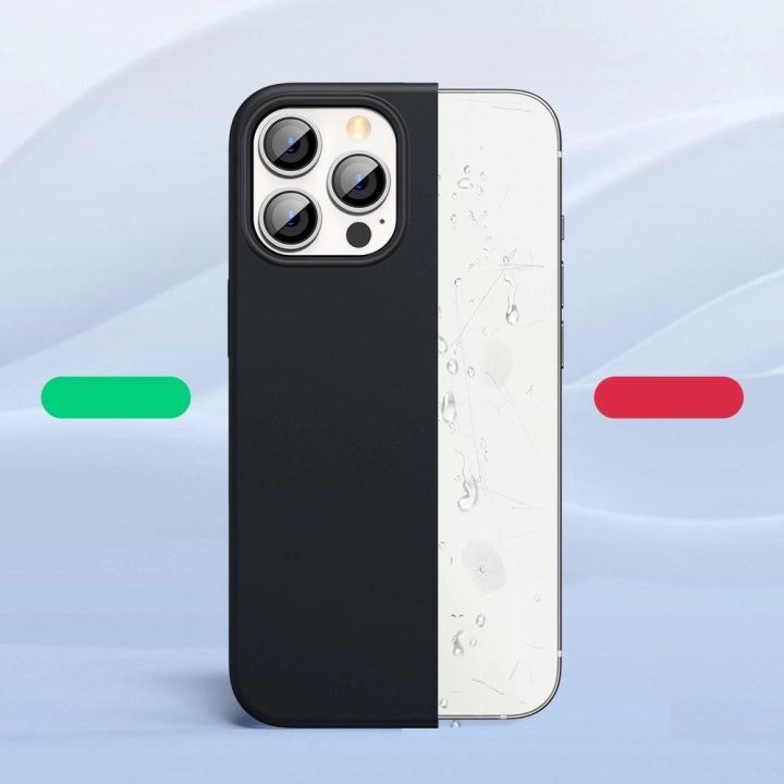 Dėklas telefonui iPhone 13 Pro silikoninis juodas