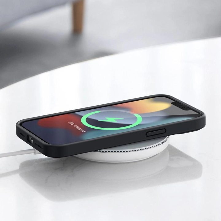 Dėklas telefonui iPhone 13 Pro silikoninis juodas