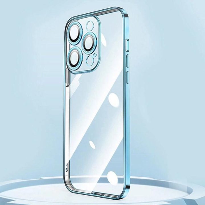 Chery veidrodinis dėklas, skirtas iPhone 13 Pro , metalinis rėmelis, sidabrinės spalvos (JR-BP908 sidabrinis)