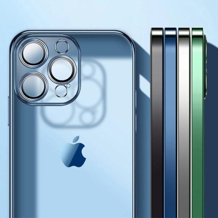 Chery veidrodinis dėklas, skirtas iPhone 13 Pro , metalinis rėmelis, sidabrinės spalvos (JR-BP908 sidabrinis)