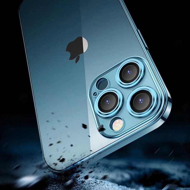 Chery veidrodinis dėklas, skirtas iPhone 13 Pro , metalinis rėmelis, sidabrinės spalvos (JR-BP908 sidabrinis)