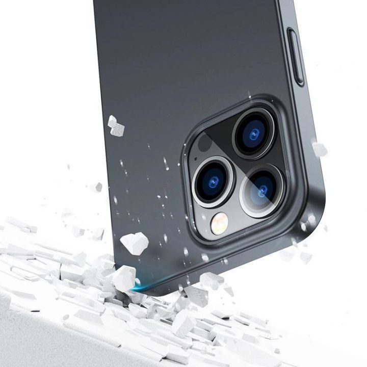 priekinis ir galinis dangtelis iPhone 13 Pro Max + grūdinto stiklo ekrano apsauga juoda (JR-BP928 juoda)