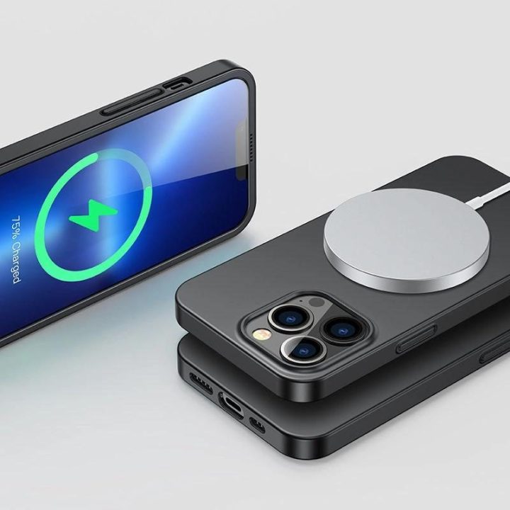 priekinis ir galinis dangtelis iPhone 13 Pro Max + grūdinto stiklo ekrano apsauga juoda (JR-BP928 juoda)