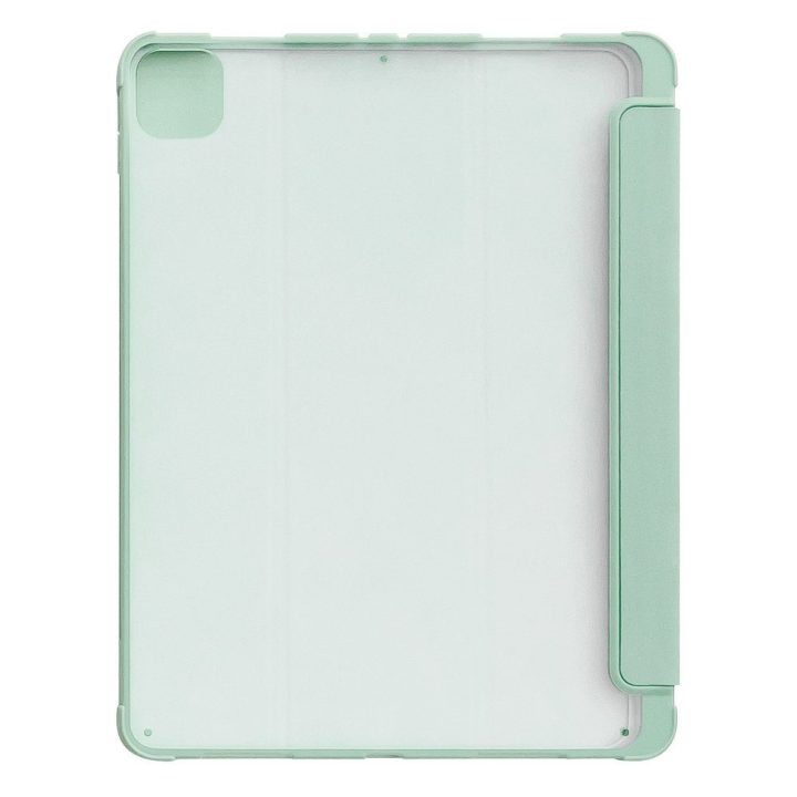 iPad Pro 12,9 2021/2020 planšetinio kompiuterio dėklas su stovo funkcija, žalias