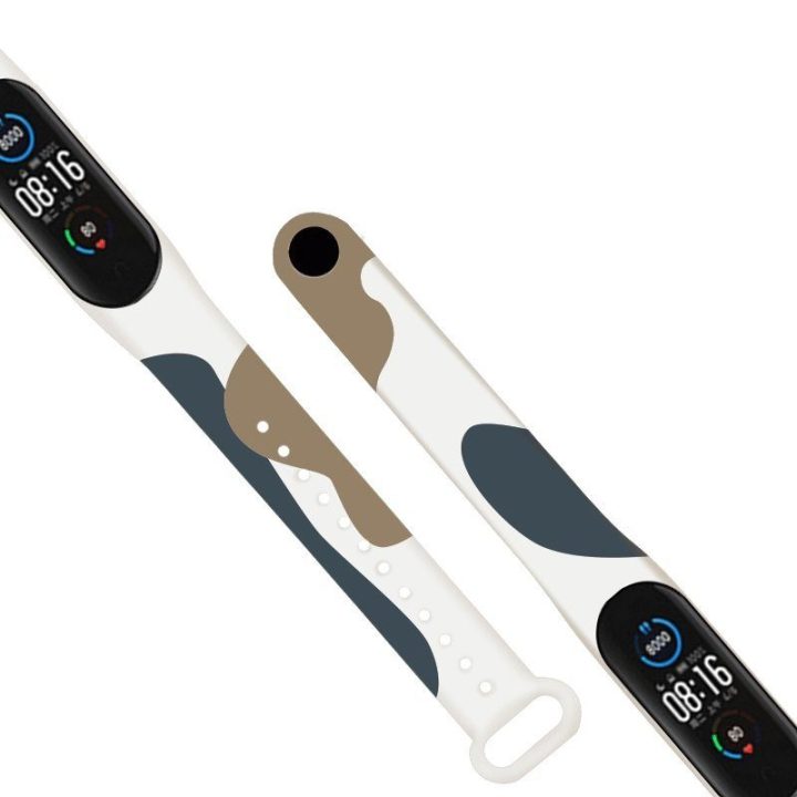Dirželis Moro apyrankė, skirta Xiaomi Mi Band 4 / Mi Band 3 Silikono dirželis Camo Watch Bracelet (12)