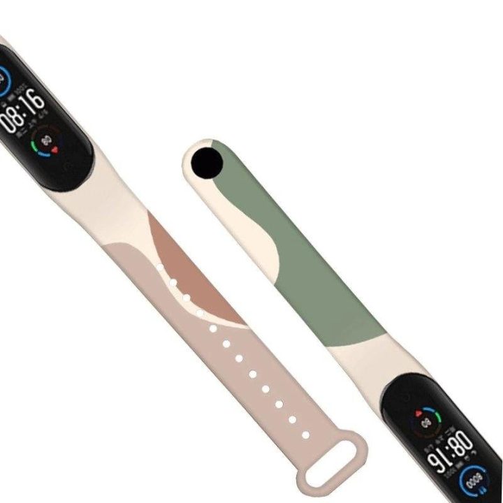 Dirželis Moro apyrankė Xiaomi Mi Band 6 / Mi Band 5 Silikoninis dirželis Camo Watch apyrankė (4)