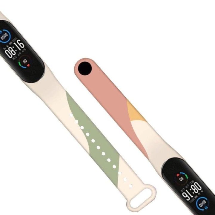 Dirželis Moro apyrankė Xiaomi Mi Band 6 / Mi Band 5 Silikoninis dirželis Camo Watch apyrankė (5)