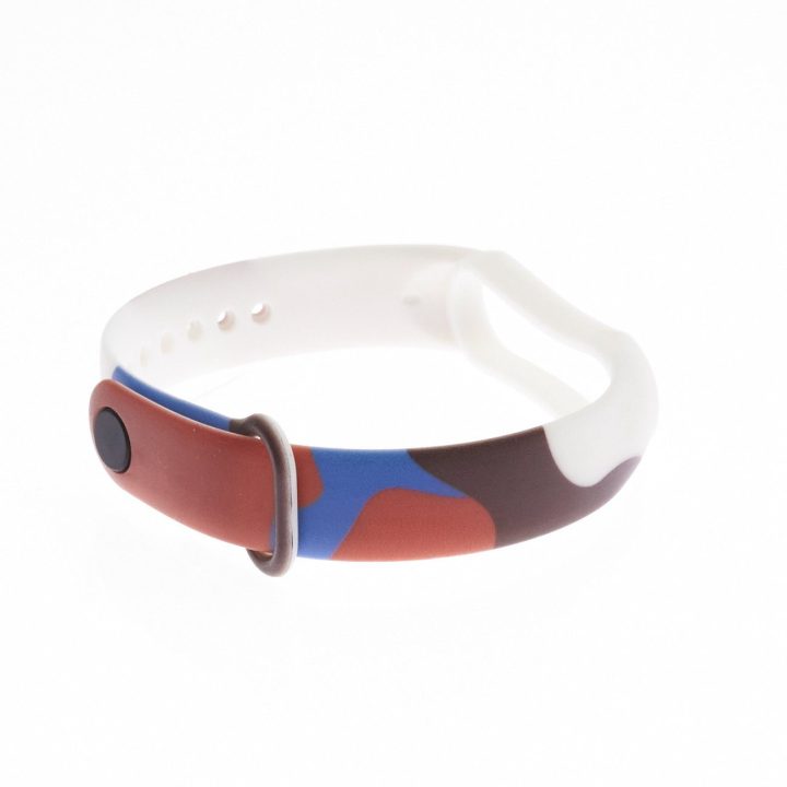 Xiaomi Mi Band 6 / Mi Band 5 silikoninis dirželis Camo laikrodžio apyrankė (8)