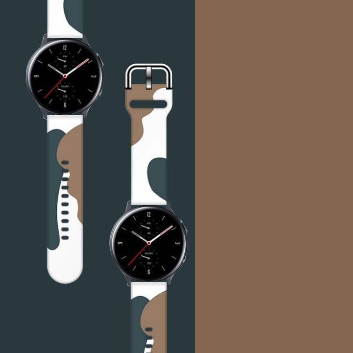 Dirželis Moro juosta Samsung Galaxy Watch 42 mm silikoninis dirželis Camo laikrodžio apyrankė (1)