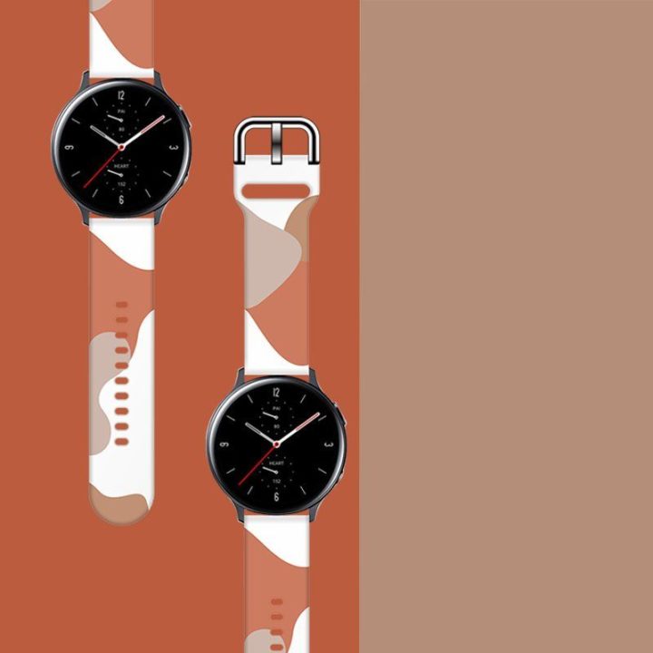 Dirželis Moro juosta Samsung Galaxy Watch 42 mm silikoninis dirželis Camo laikrodžio apyrankė (5)