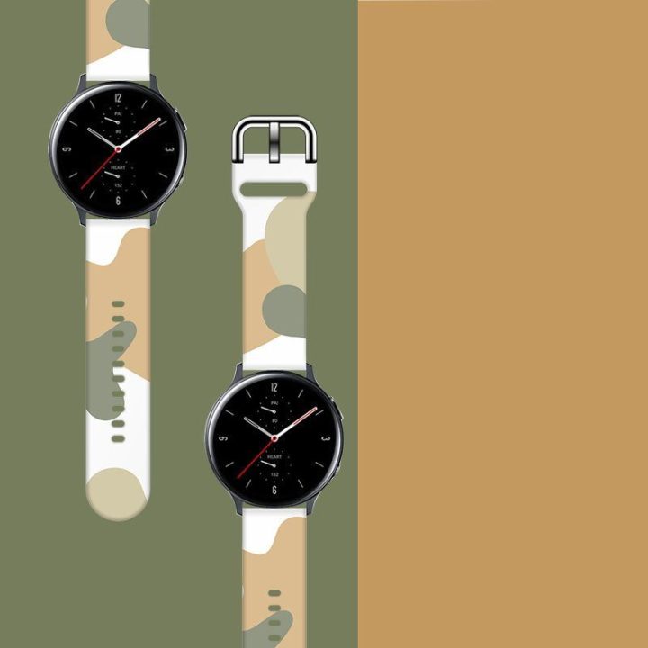 Dirželis Moro juosta Samsung Galaxy Watch 42 mm silikoninis dirželis Camo laikrodžio apyrankė (6)