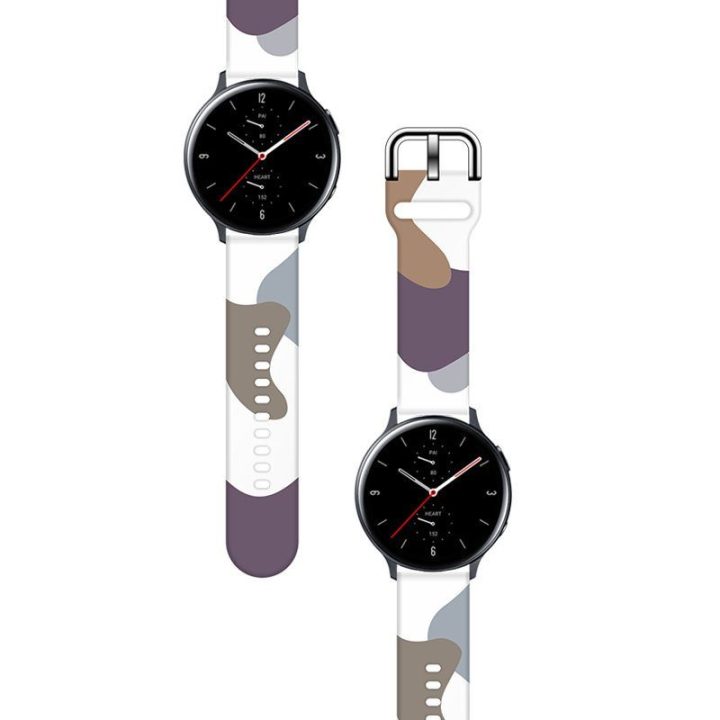 Dirželis Moro juosta Samsung Galaxy Watch 42 mm silikoninis dirželis Camo laikrodžio apyrankė (9)