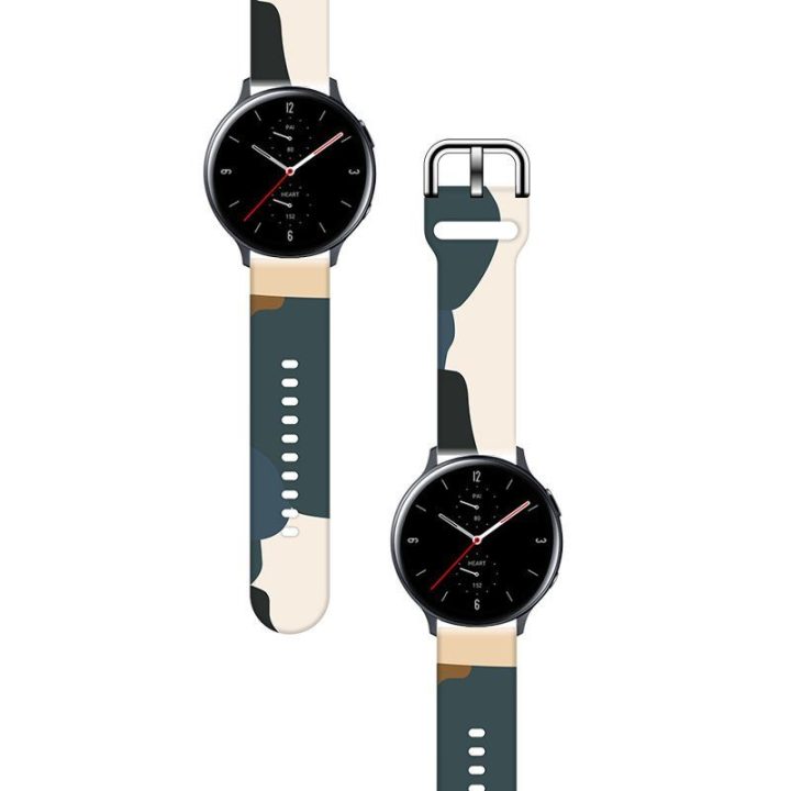 Dirželis Moro juosta Samsung Galaxy Watch 42mm silikoninis dirželis Camo laikrodžio apyrankė (13)