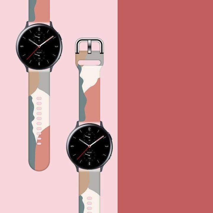 Dirželis Moro juosta Samsung Galaxy Watch 42 mm silikoninis dirželis Camo laikrodžio apyrankė (15)