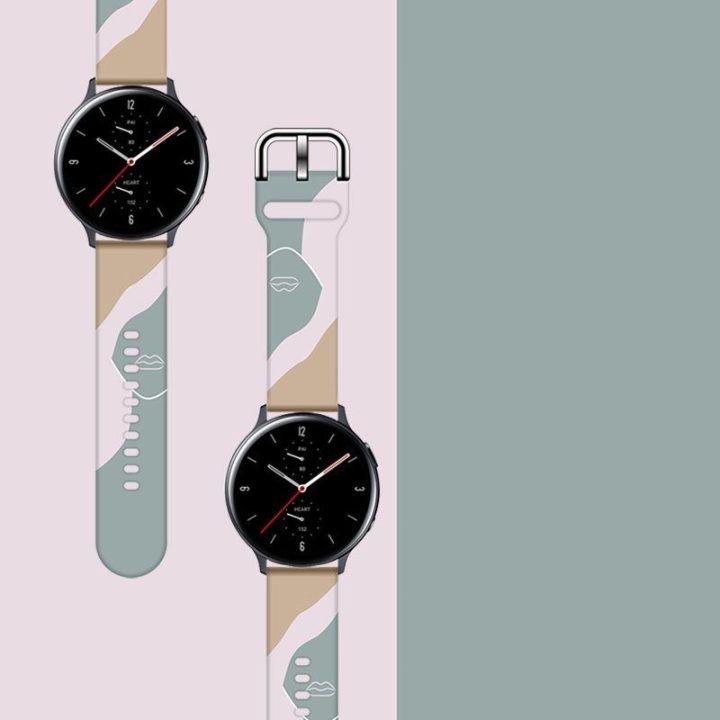 Dirželis Moro juosta Samsung Galaxy Watch 42 mm silikoninis dirželis Camo laikrodžio apyrankė (17)
