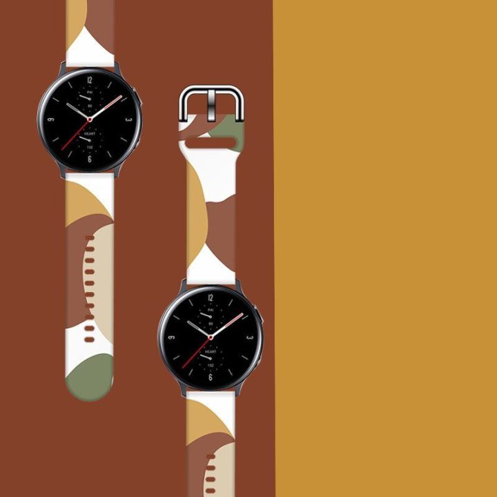 Dirželis Moro juosta Samsung Galaxy Watch 46 mm silikono dirželis laikrodžio apyrankės 4