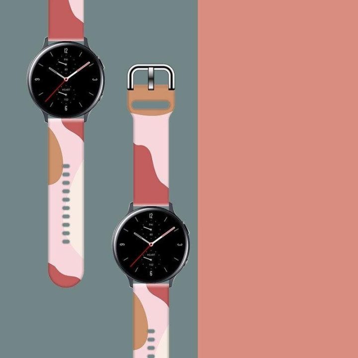 Dirželis Moro juosta Samsung Galaxy Watch 46 mm silikono dirželis laikrodžio apyrankės 12