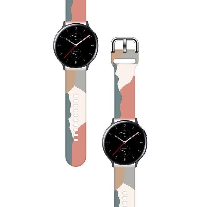 Dirželis Moro juosta Samsung Galaxy Watch 46 mm silikono dirželis laikrodžio apyrankės 15