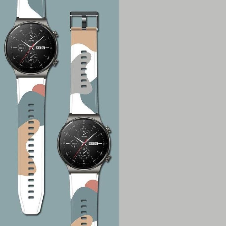 Dirželis Moro juosta Huawei Watch GT2 Pro silikoninis dirželis Camo laikrodžio apyrankė (3)