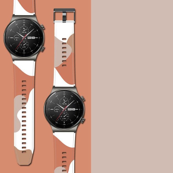 Dirželis Moro juosta Huawei Watch GT2 Pro silikoninis dirželis Camo laikrodžio apyrankė (6)