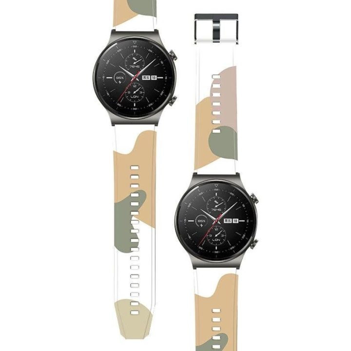 Dirželis Moro juosta Huawei Watch GT2 Pro silikoninis dirželis Camo laikrodžio apyrankė (7)