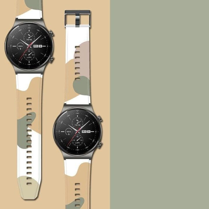 Dirželis Moro juosta Huawei Watch GT2 Pro silikoninis dirželis Camo laikrodžio apyrankė (7)