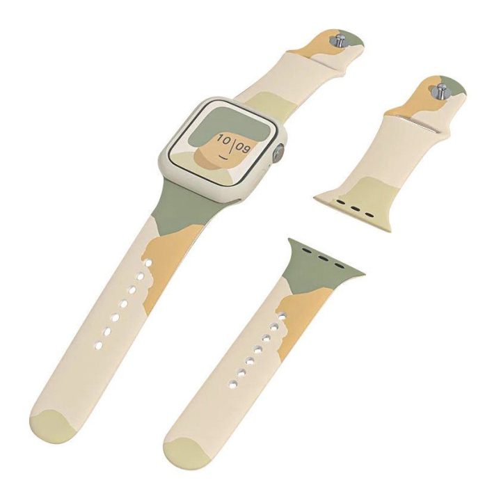 Dirželis Moro juosta Apple Watch Ultra / 9 / 8 / 7 / 6 / SE / 5 / 4 / 3 / 2 (49 mm / 45 mm / 44 mm / 42 mm) Silikoninis dirželis