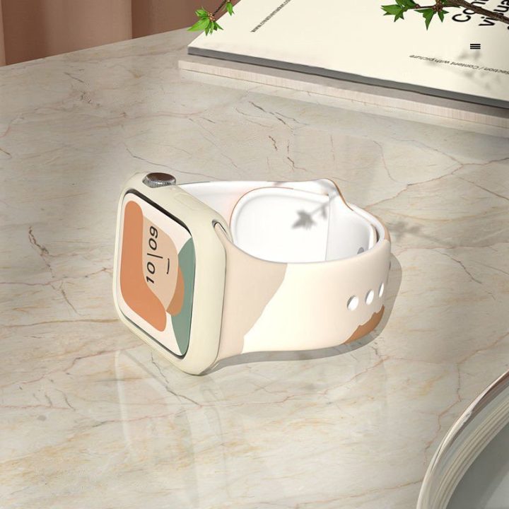 Dirželis Moro juosta Apple Watch Ultra / 9 / 8 / 7 / 6 / SE / 5 / 4 / 3 / 2 (49 mm / 45 mm / 44 mm / 42 mm) Silikoninis dirželis