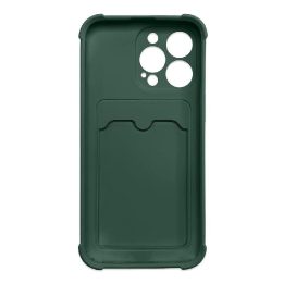 Xiaomi Redmi 10X 4G / Xiaomi Redmi Note 9 Card Wallet Silicone Armor Cover Air Bag Green