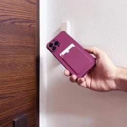 Kortelės šarvų dėklas dėklas dangtelis Xiaomi Redmi Note 10 / Redmi Note 10S kortelės piniginė silikoninis šarvų dangtelis oro k