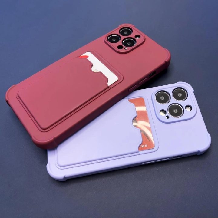 Kortelės šarvų dėklas dėklas dangtelis Samsung Galaxy A22 4G kortelių piniginė silikoninis šarvų dangtelis oro krepšys Navy Blue