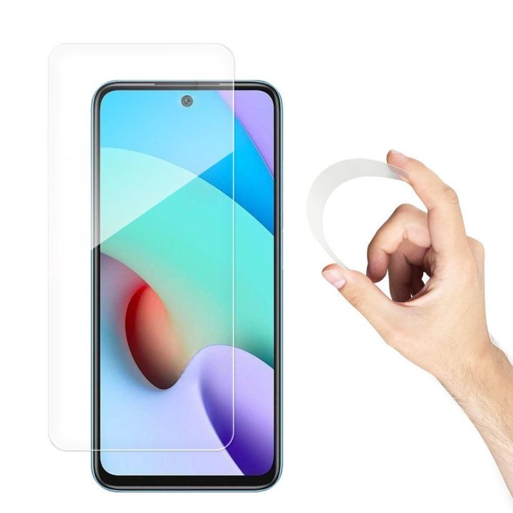 Nano Flexi hibridinė lanksti stiklo plėvelė Xiaomi Redmi 10 grūdintas stiklas
