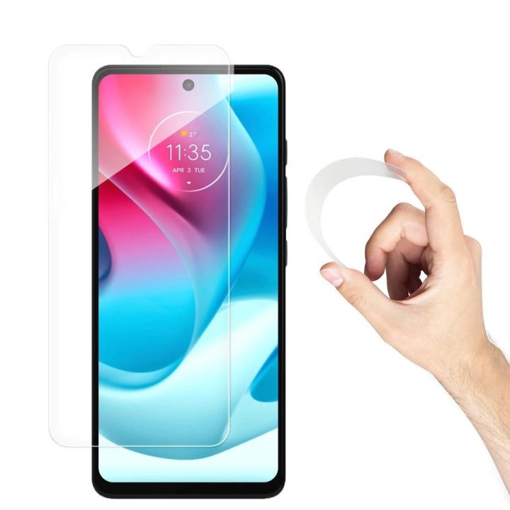 Nano Flexi hibridinė lanksti stiklo plėvelė grūdintas stiklas Moto G60s