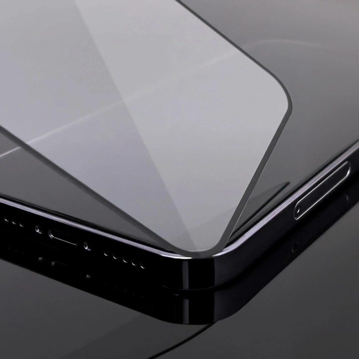 Pilnas dangtelis Flexi Nano Glass plėvelė su Moto G60s rėmeliu