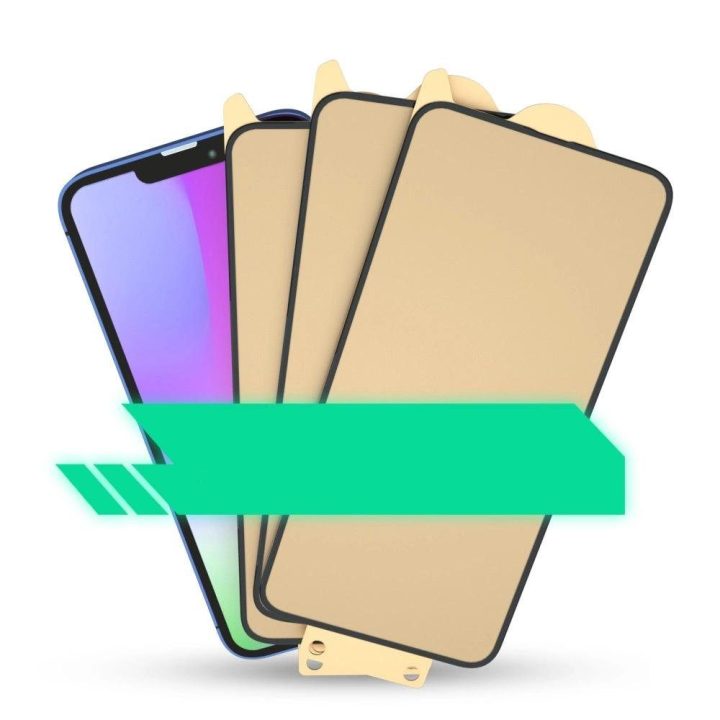Bestsuit 6in1 rinkinys iPhone 13 mini dėklui / grūdintam stiklui flexi / galinio korpuso apsauginei plėvelei / kameros objektyvo