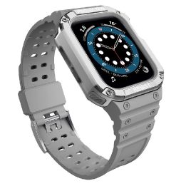 Apsauginis dirželis Juosta Juosta su dėklu, skirta Apple Watch 7 / SE (41/40 / 38 mm) korpusui Šarvuotas laikrodžio dangtelis Pi