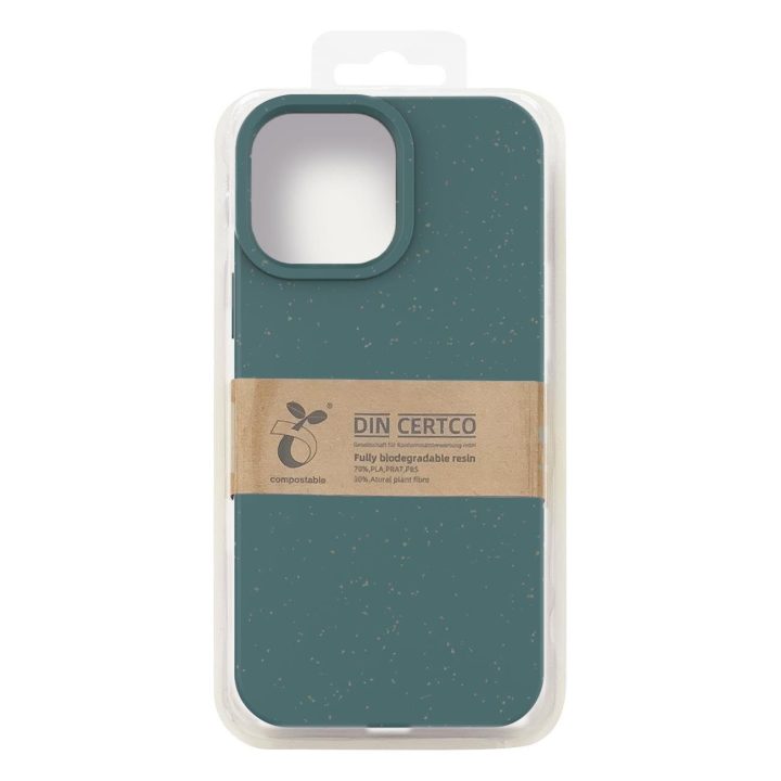 Eco Case dėklas iPhone 11 Pro Max silikoninis telefono dangtelis, žalias