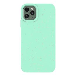 Eco Case dėklas iPhone 11 Pro Max silikoninis dangtelis Telefono korpusas Mint