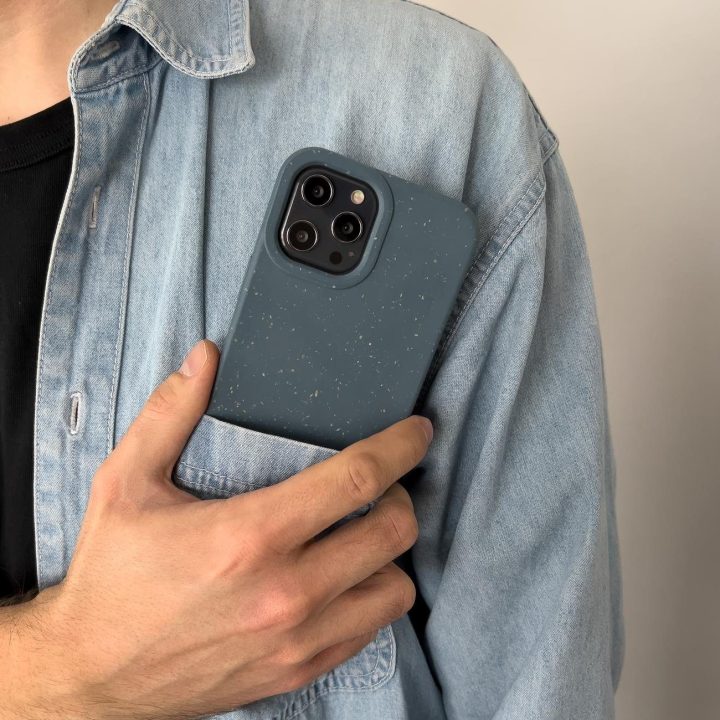 Eco Case dėklas iPhone 12 Pro silikoninis dangtelis Telefono korpusas Mint