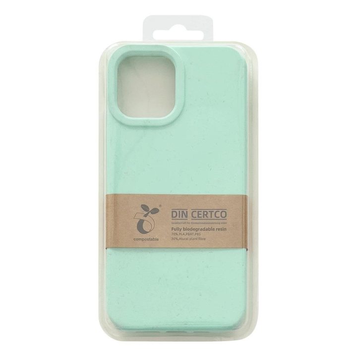 Eco Case dėklas iPhone 12 Pro Max silikoninis dangtelis Telefono korpusas Mint