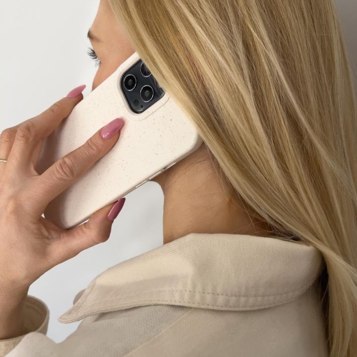 Eco Case dėklas iPhone 12 Pro Max silikoninis dangtelis Telefono korpusas Mint