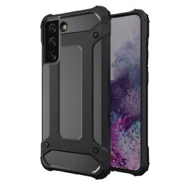 Hybrid Armor dėklas Tough Rugged Cover , skirtas Samsung Galaxy S22+ (S22 Plus), juodos spalvos