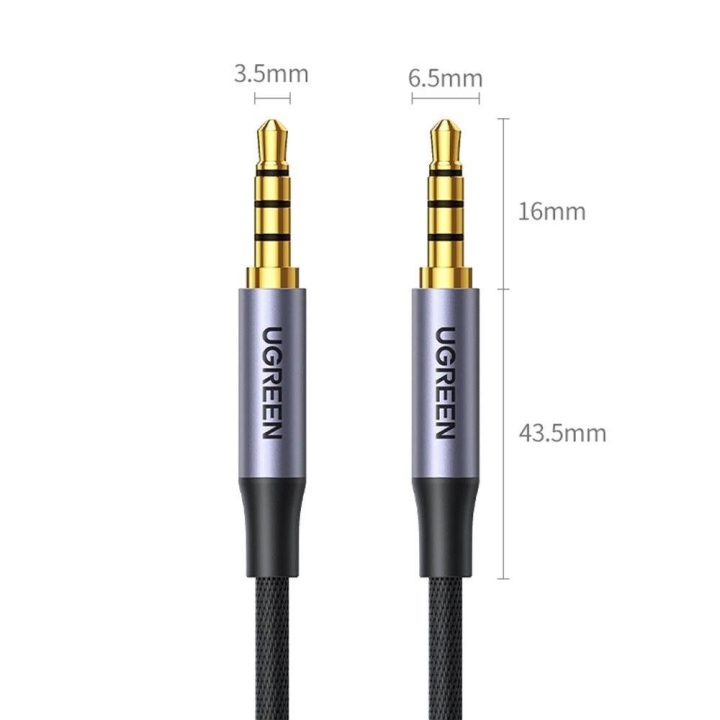 kabelis AUX mini lizdas 3,5 mm (vyriškas) - 3,5 mm mini lizdas (vyriškas) 3 m juodas (AV183)