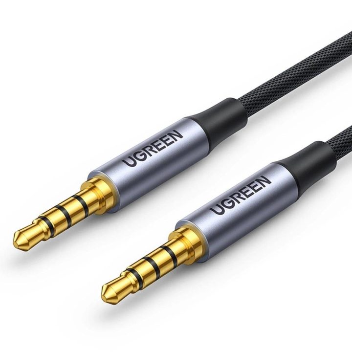 kabelis AUX mini lizdas 3,5 mm (vyriškas) - 3,5 mm mini lizdas (vyriškas) 3 m juodas (AV183)
