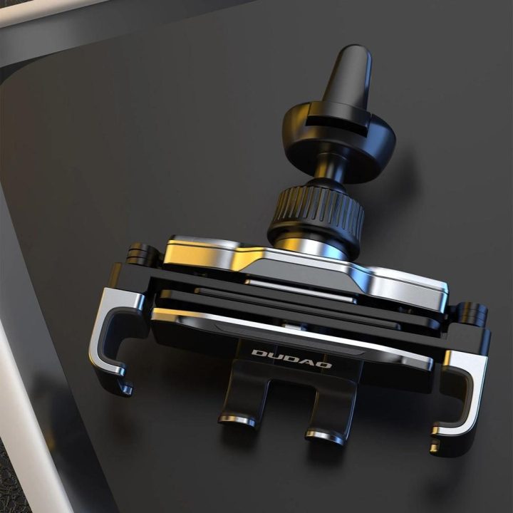 Gravity automobilinis išmaniojo telefono laikiklis juodas (F11Pro)